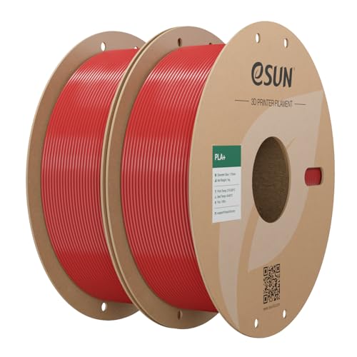 eSUN PLA+ Filament 3D Printer Filament PLA Plus 2KG Fire Engine Red - color: Fr2-fire Engine Red, size: 2 KG