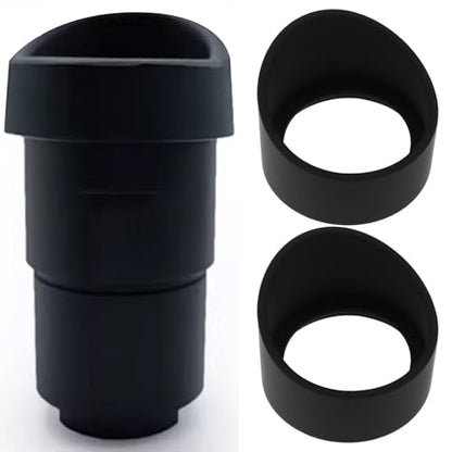 OTOTEC 4PCS Stereo Microscope Eyepiece Cups 28 x 38mm Compatible with 31-33mm Microscope Eyepieces Telescopes and Other Lenses