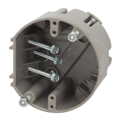 Southwire Electrical Box for Ceiling Fan, Light Fixture, 50lb Ceiling Fan and 75lb Light Fixture Support, Depth Adjustable, Gray, MSBFAN - size: Ceiling, style: Fan & Fixture