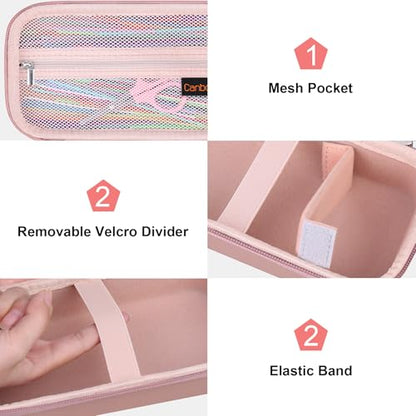 Canboc Carrying Case for SCRIB3D P1 3D Printing Pen, Rose Gold (Case Only) - color: Rose Gold+Rose Gold
