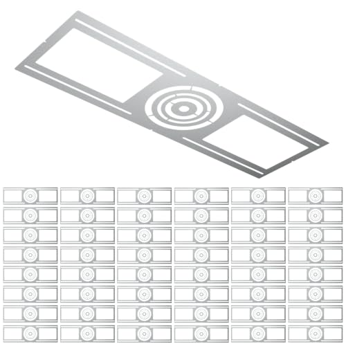 48 Pack New Construction Mounting Plate Round Hole, Round Hole 3" 4" 6" - size: 48 Pack