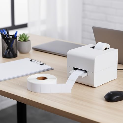 1" x 1" (25 mm x 25 mm) Blank Square QR Code Label, Square Removable Labels, Price Stickers for Both Home and Office, No Residue, 1380 Labels