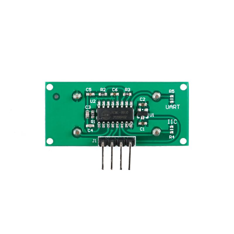 4Pcs RCWL-1601 Ultrasonic Ranging Sensor Module Compatible with HC-SR04 Ranging Sensor 2.2mA Wide Voltage 3V 5V
