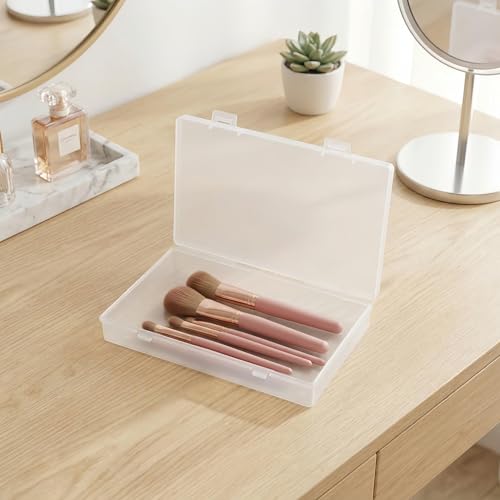 LJY 6 Clear Rectangular Plastic Boxes, 7.1 x 4.3 x 1.2 in for Electronics - color: Transparent, size: 7.1 x 4.3 x 1.2 inch