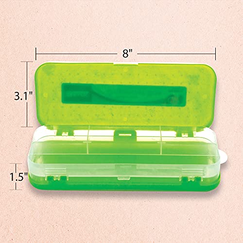 BAZIC PRODUCTS Bright Color Double-Deck Organizer Box