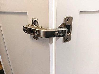 Lazy Susan Corner Cabinet Hinge 135° – Heavy Duty Folding Door Hinge for Kitchen Corner Cabinets, Stainless Steel, Includes Screws - size: 135 degrees