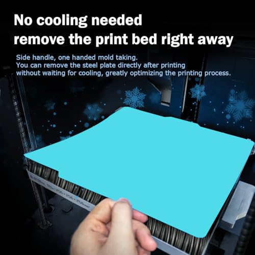 PEI Build Plate for QIDI Q2/Q2 Combo 3D Printer, 280x280mm Double-Sided Textured Spring Steel Sheet with Excellent Adhesion - size: QIDI Q2-280mm*280mm