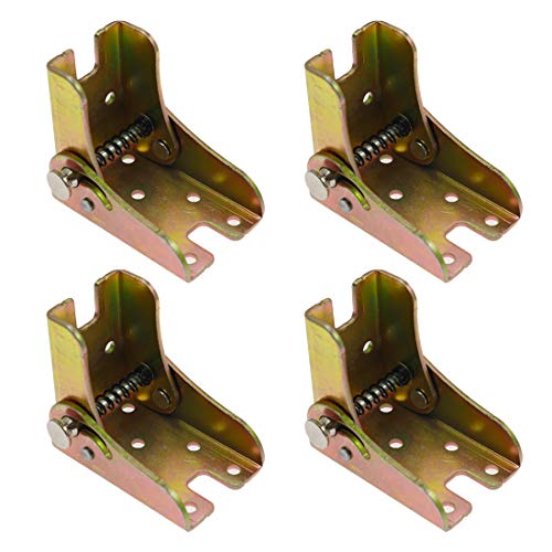 Luomorgo 4 Pcs Folding Self Bracket Locking Hinge - color: 4 Pcs