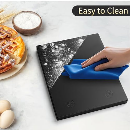 Homebuds 22lb Digital Food Scale Precision 0.1oz/1g, Kitchen Scale Big LED - color: Black