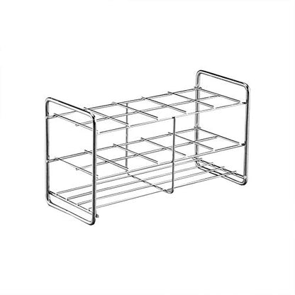 Stainless Steel Test Tube Rack,10 Holes,Outer Diameter Permitted of Tubes 29-31mm,Wire Constructed, 5x2 Format,Adamas-Beta - size: 29-31mm 5×2