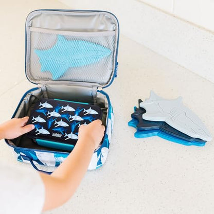 Wildkin Reusable Food Container for Kids – Sharks - color: Sharks