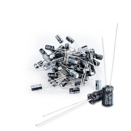 50 Pcs Electrolytic Capacitor 22uF 10V Aluminum Radial Electrolytic Capacitors - style: 10V 22uF