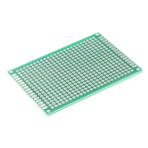 40PCs PCB Board Prototyping PCBs Circuit Boards Kit | 5 Size Universal untraced Perforated Printed Circuits Boards | Solder-able Circuit Protoboards for DIY Soldering Electronic Projects - size: 40PCs
