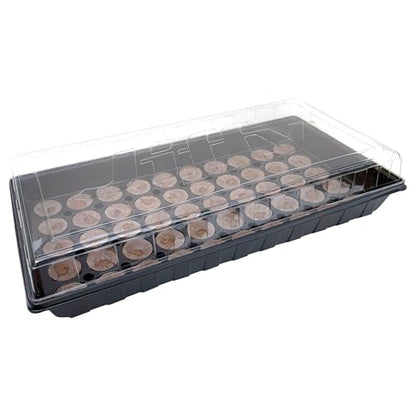 Ferry Morse Your Complete Indoor Seed Starting Kit Including Heat Mat, T5 Grow Light Fixture with 50 Cell 42mm Greenhouse - color: Complete Indoor Seed Starting Kit With 50 Cell 42mm Greenhouse