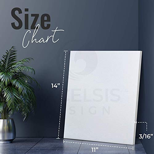 White Foam Board 11 x 14 x 3/16" (5mm) Inch, 15 Pack Acid-Free Foam Core Poster Board Sheets for Art, Crafts, Presentation, Vision Board, Signboard, and Party Decorations