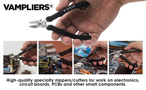 VAMPLIERS 4-PC 5" Precision Mini Pliers Set, ESD Safe, Made in Japan - style: 4-Piece 5" Precision Pliers Set