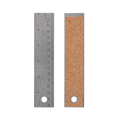Metal Rulers,Ruler 12 inch Ruler 6inch,Cork Backed