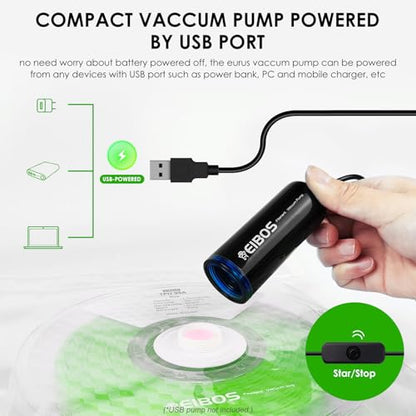 【EIBOS Official】 3D Printer Filament Vacuum Bags for Eurus, Storage Sealed Bags, Vacuum Bags for 3D Printer Filament, Keep Spools Drying and Cleaning (10 Bags ONLY)