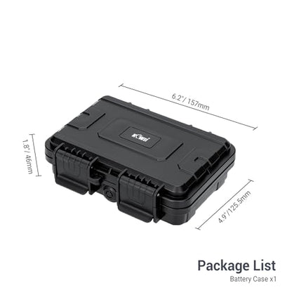 24 Slots CR2 CR123 CR123A Lithium Battery Organizer Case IP67 Waterproof - color: 24 Slots CR123 Battery Case