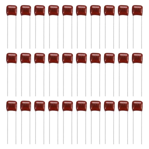 MECCANIXITY 30 Pcs Metallized Polypropylene Film Capacitors 563J 0.056UF - size: 563J 0.056UF