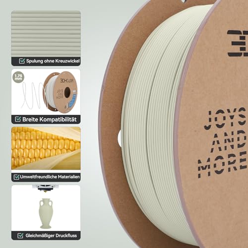 3DHoJor Matte PLA 3D Printing Filament Light Khaki,1KG - color: Light Khaki