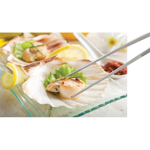 Cutlery-Pro Saute and Plating Tong Set, Stainless Steel, 2-Piece Set - style: Saute and Plating Tong Set