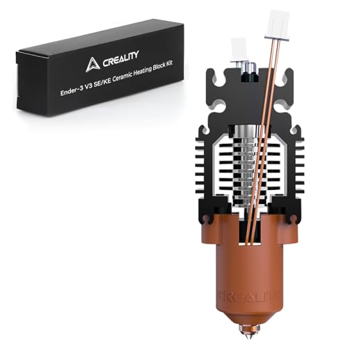 Creality Official Ender-3 V3 SE/KE Hotend Kit,Ceramic Heating Block Kit—Quick-swap Nozzle Kit,High Flow Printing Hotend Kit,300°C High Temperature Resistance,Compatible with Ender 3 V3 SE/KE - style: For Ender 3 V3 SE/KE