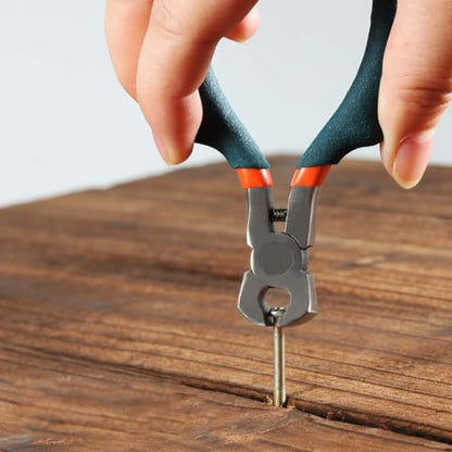 4 Inches Mini End Nipper Pliers Precision Wire End Cutting Plier End Cutting Pliers Micro Jewelry Beading Making Tool Convex Shoulder Grip Precision Handcraft Making Hand Tool - style: Mini End Nipper Pliers