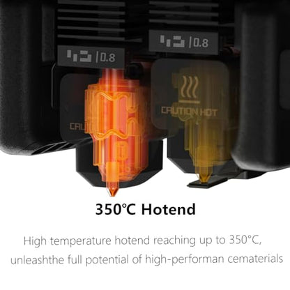 0.8MM H2D Hotend, Upgraded Hardened Steel Nozzle Print Head Hot End Assembly Kit for Bambu Lab H2D/A1/A1 Mini 3D Printer - style: 0.8mm Hotend (1PCS)