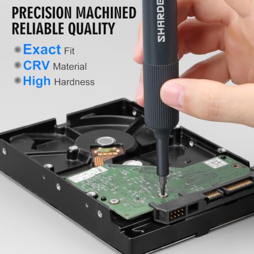 SHARDEN 27-in-1 Precision Screwdriver Set Multi Bit Mini Small Screwdriver - color: Grey, size: Pocket Size-Precision
