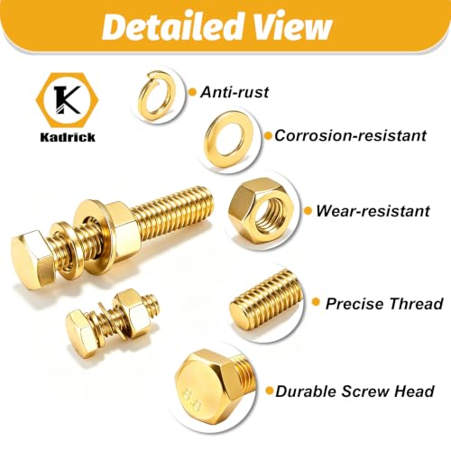 1840Pcs Grade 8.8 Metric Bolt Assortment Kit, M4 M5 M6 M8 M10 Bolts Nuts - size: 1840Pcs M4-M10 Grade8.8 Hex Bolts