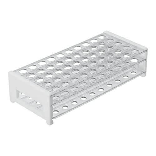 Plastic Test Tube Rack for 12/13 mm Tubes, Hole Diameter is 13.6mm, Holds 50, Detachable, Karter Scientific 208V7 (Pack of 10) - size: 12/13mm, style: Pack of 10