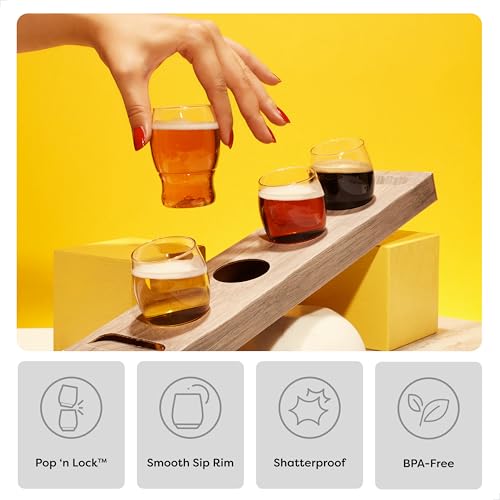 TOSSWARE POP 4oz Taster SET OF 12, Premium Quality, Recyclable, Unbreakable & Crystal Clear Plastic Shot Glass, 12 Count (Pack of 1) - size: Set of 12 (Pack of 1)