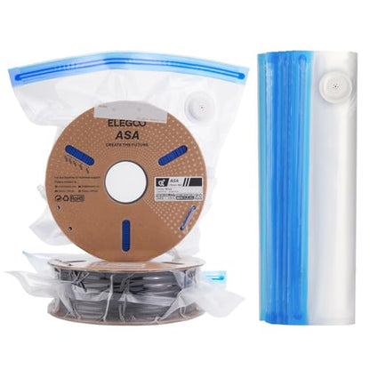 ELEGOO 10pcs Filament Storage Bags with 2pcs Sealing Clips - style: 10 Bags ONLY