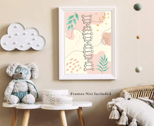 ZHAXFA Science Wall Art Canvas Prints,Biochemical Science Art poster - color: 8”X10”(Unframed) Science Wall Art Canvas Prints