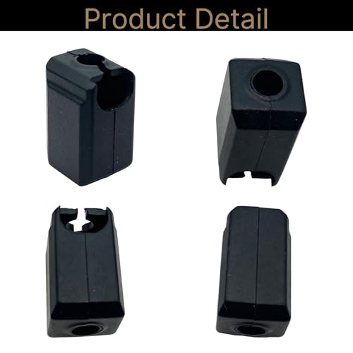10Pcs Silicone Socks for Bambu Lab X1 P1 Series Hotend, Heater Block Covers 300℃ High Temperature Resistance Sleeves with 4Pcs Silicone Brushes, 3D Printer Replacement Parts (X1/P1 Series) - size: X1/P1 Series
