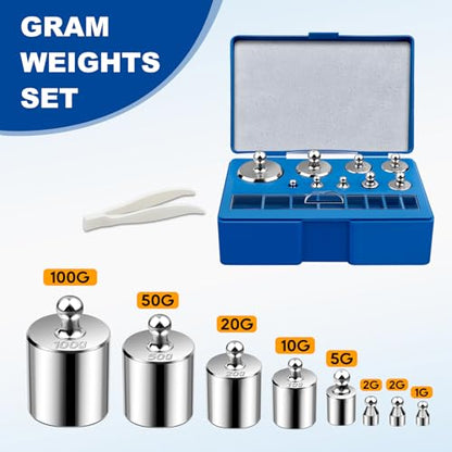 UCEC Calibration Weights for Digital Scale, Scale Weights Calibration - size: 210g Set