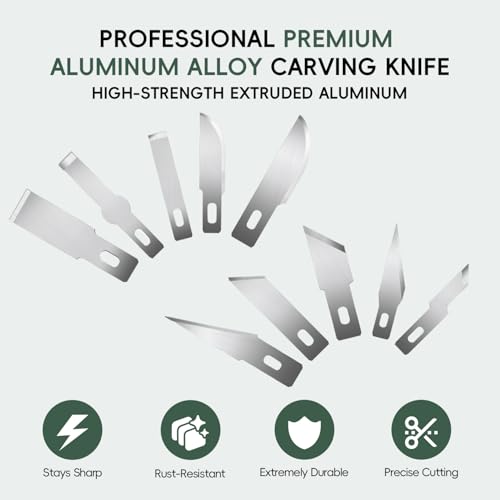 16 PCS Craft Knife Set, Precision Craft Knife with Assorted Blades