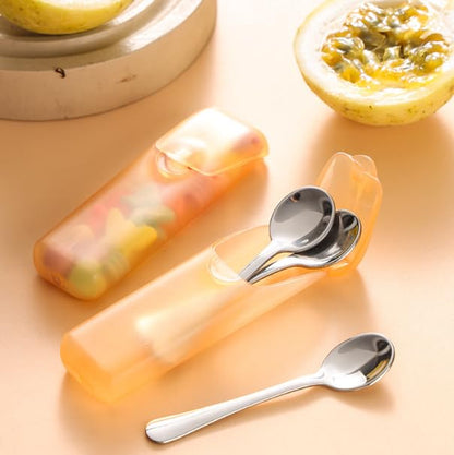 4 Pcs Mini Storage Boxes, Clear Lid Organizer Containers, Random Colors(MIXED)