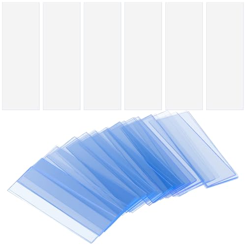 VOSAREA 100PCS Pre-Cleaned Plastic Microscope Slides, Clear Blank Microscope Glasses, Slides for Laboratory Urine Tests and Science Education Specimen Analysis (2.95x0.98x0.04 Inches)