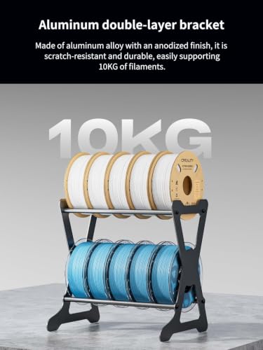 Creality Filament Storage Box 10KG, Max 70℃ Temperature, 3D Filament Dryer with Magnetic Closure, Moisture-Proof & Damp-Proof, Large Capacity Rack & Resin Sealed Dust Cover, Easy Access - style: Filament Storage Box 10kg Capacity(Heating)