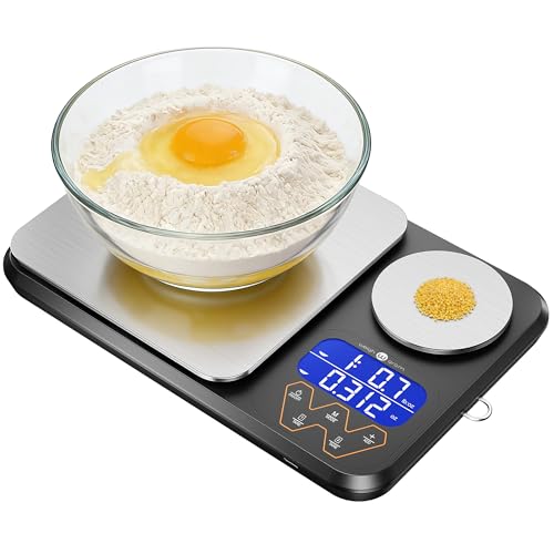 Rechargeable Digital Dual Platform Food Kitchen Scales Weight
