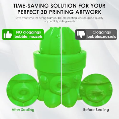 【EIBOS Official】 3D Printer Filament Vacuum Bags for Eurus, Storage Sealed Bags, Vacuum Bags for 3D Printer Filament, Keep Spools Drying and Cleaning (10 Bags ONLY)