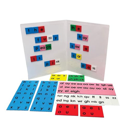Elementary Magnet Set with Folding Board Made in the USA with Solar Power - size: Small