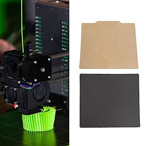3D Printer Build Plate 200x200mm, Double Sided PEI Powder Sprayed Spring Steel Flexible Magnetic Heated Bed Platform, Removable Print Surface for PLA ABS TPU PETG
