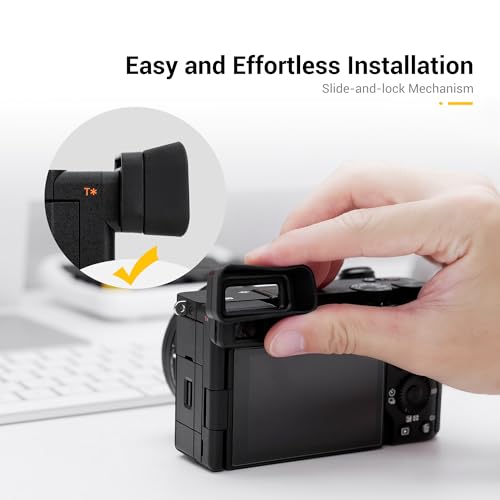 Kiwifotos Long Soft FDA-EP20 Eyecup Eye Cup Eyepiece for Sony A6700 Camera - size: Sony FDA-EP20 Replacement