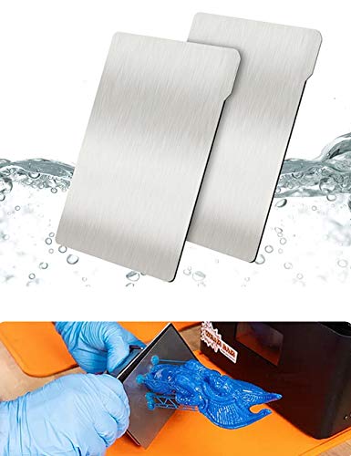 KOYOFEI 2PCS Resin 3D Printer Flex Build Plate for Anycubic Photon Mono 2, Spring Steel Flexible Plate and Magnetic Base Platform for Photon Mono 2 - size: Mono 2(160*95mm)