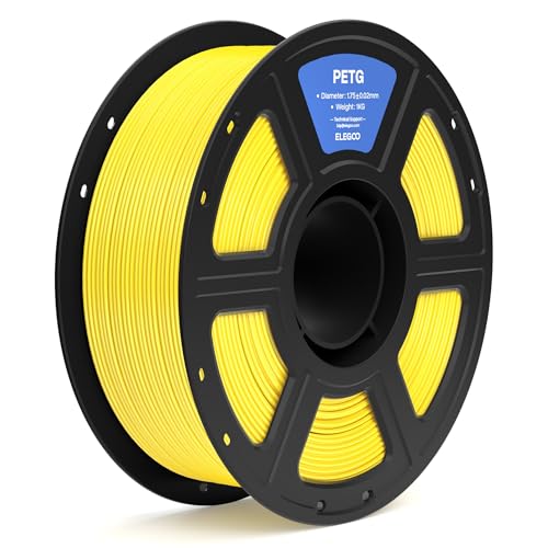 ELEGOO PETG 3D Printer Filament 1.75mm Yellow 1KG - color: Yellow