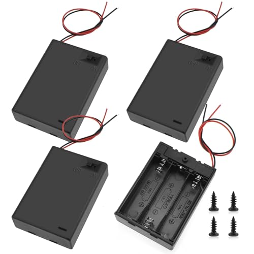 SDTC Tech 3 x 1.5V AA Battery Holder with Wires - size: 3AA