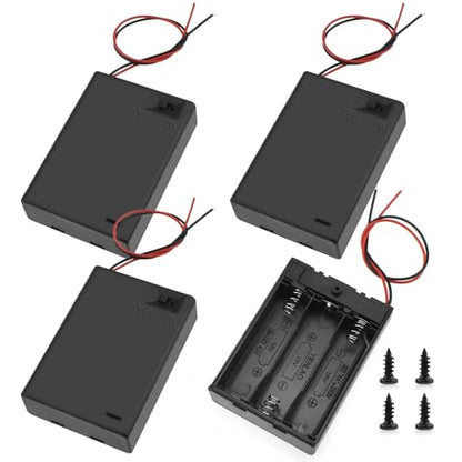 SDTC Tech 3 x 1.5V AA Battery Holder with Wires - size: 3AA